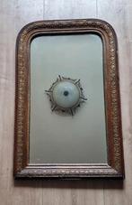 Frans antieke toogspiegel Brocante Barok spiegel 94x60, Antiek en Kunst, Antiek | Spiegels, Ophalen, Rechthoekig