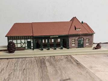 Modeltrein N spoor station beschikbaar voor biedingen