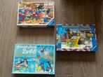 Puzzels 2x20 en 2x48, Ophalen, Meer dan 50 stukjes, Gebruikt
