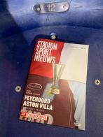 Programmaboekje Feyenoord - Aston Villa, Ophalen of Verzenden, Nieuw, Feyenoord, Boek of Tijdschrift