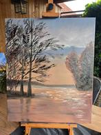 Olieverfschilderij 50x60, Ophalen of Verzenden