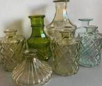 Vaasjes groen, Huis en Inrichting, Woonaccessoires | Vazen, Ophalen of Verzenden, Minder dan 50 cm, Groen, Glas