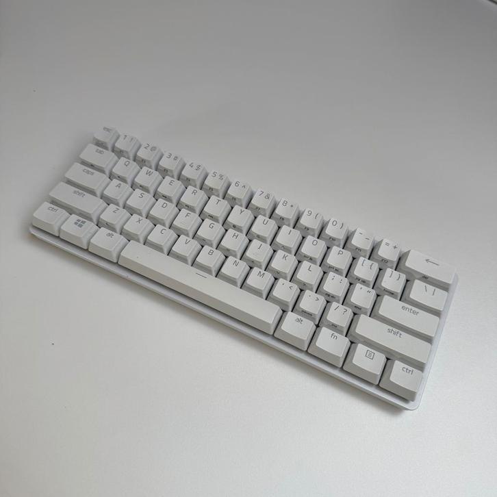 RAZER Huntsman Mercury Mini Gaming Toetsenbord - Red Switch, Computers en Software, Toetsenborden, Zo goed als nieuw, Gaming toetsenbord