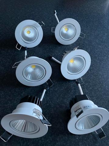 LED Inbouwspots 6 stuks beschikbaar voor biedingen