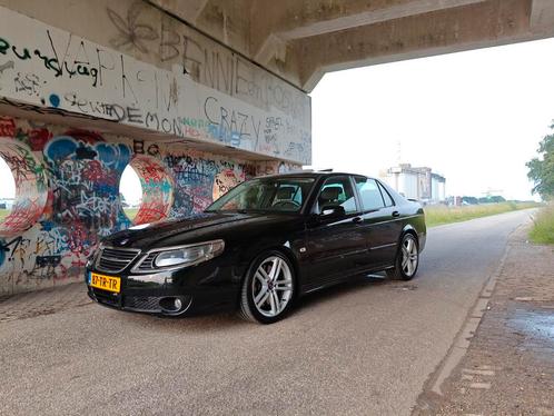 Saab 9-5 Hirsch (300pk), Auto's, Saab, Particulier, Saab 9-5, Benzine, F, Sedan, Automaat, Origineel Nederlands, Zwart, Voorwielaandrijving