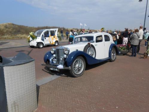 MG VA 1938 Grijs, Auto's, MG, Particulier, Overige modellen, Lederen bekleding, Open dak, Benzine, Sedan, Handgeschakeld, Geïmporteerd