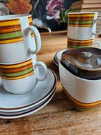 Retro Bavaria theeservies Van Nelle, Huis en Inrichting, Keuken | Servies, Ophalen of Verzenden, Porselein, Overige stijlen, Overige typen