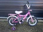 Stary 12 inch meisjesfiets met zijwieltjes, Fietsen en Brommers, Ophalen, Minder dan 16 inch, Zijwieltjes