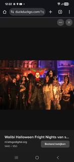 Walibi fright nights 4 okt, Tickets en Kaartjes, Eén persoon