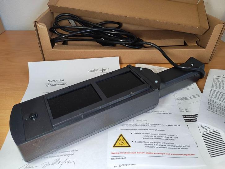 UV lamp 365 nm (6W) (onderzoeks -inspectielamp /restauratie), Huis en Inrichting, Lampen | Hanglampen, Nieuw, Minder dan 50 cm