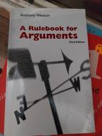 A Rulebook for Arguments - Anthony Weston, Boeken, Filosofie, Ophalen of Verzenden, Gelezen, Logica of Wetenschapsfilosofie, Anthony Weston