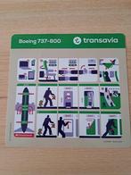 Transavia 737 Flight safety card, Verzamelen, Ophalen of Verzenden, Gebruikt, Schaalmodel
