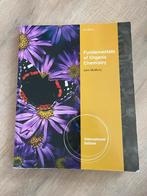 Fundamentals of organic chemistry, Boeken, Ophalen of Verzenden, Beta, Zo goed als nieuw, WO
