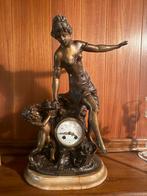 Antieke Franse Moreau Mantelklok, Antiek en Kunst, Ophalen