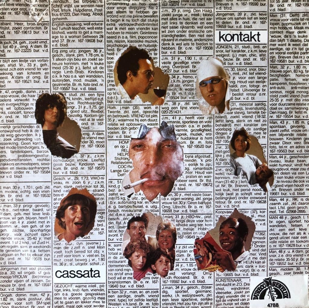 1983    Cassata                Kontakt, Verzenden, 7 inch, Single, Zo goed als nieuw