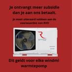 (subsidie is € 2800,00)8 kw warmtepomp kost € 1895 excl btw