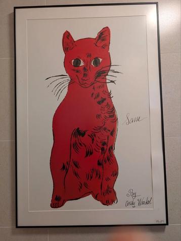 Andy Warhol 'Sam' poster in lijst beschikbaar voor biedingen