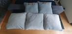 Kussens, Huis en Inrichting, Woonaccessoires | Kussens, Ophalen, Zo goed als nieuw, Blauw, Vierkant