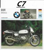 C7 motorkaart bmw 650 r 65 ls ( 1982 ), Ophalen of Verzenden, Zo goed als nieuw, Motoren