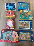 Djeco - Janod Diverse collectie kinderpuzzels, Ophalen of Verzenden, Meer dan 50 stukjes, Gebruikt, 4 tot 6 jaar