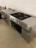 Te koop kantelbare braadslede en 4pits gasfornuis bratscher, Ophalen, Gebruikt