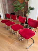 Gispen Dutch Originals stoelen 4X, Huis en Inrichting, Ophalen, Gebruikt, Vier, Rood