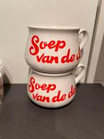 2 soepkoppen ‘soep van de dag’, Ophalen, Zo goed als nieuw, Overige stijlen, Kom(men)