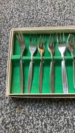 18 gebaksvorkjes, Ophalen of Verzenden, Gebruikt, Overige materialen, Los bestek