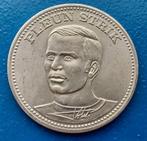 Penning - Pleun Strik PSV - Shell 1970  Pleun Strik, Postzegels en Munten, Penningen en Medailles, Verzenden, Overige materialen