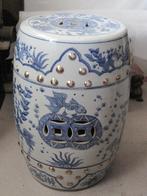 Chinese porseleinen kruk "Gardenseat" goldfish painting, Ophalen