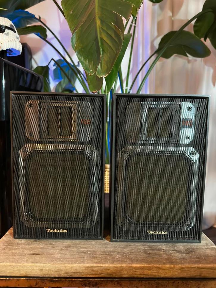 Vintage Technics SB-F333 speakers, Audio, Tv en Foto, Luidsprekers, Zo goed als nieuw, Front, Rear of Stereo speakers, Minder dan 60 watt