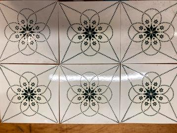 Antieke wandtegels groot aantal beschikbaar! Jugendstil beschikbaar voor biedingen