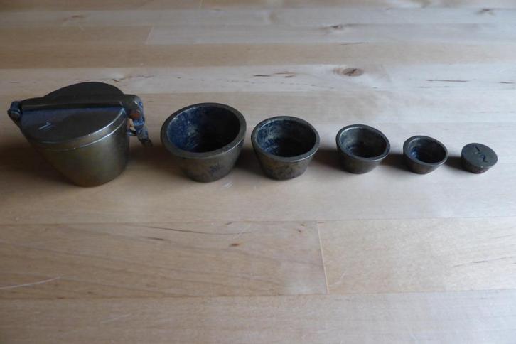 Sluitgewichten (Nicaraguaanse), Antiek en Kunst, Antiek | Koper en Brons, Brons, Ophalen of Verzenden