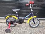 Corvino 12 inch kinderfiets met zijwieltjes, Ophalen, Minder dan 16 inch, Corvino, Zijwieltjes