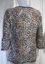 STUDIO ANNELOES🍂 dierenprint top bell sleeve mt S, Verzenden, Zo goed als nieuw, Lange mouw, Maat 36 (S)