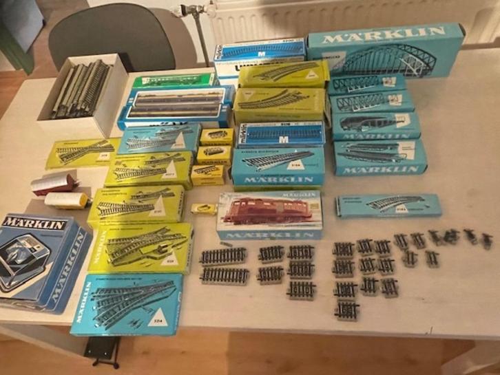 Marklin treinset met veel extra rails, Hobby en Vrije tijd, Modeltreinen | H0, Gebruikt, Treinset, Wisselstroom, Märklin, Analoog