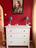 Witte ladekast met 3 lades, Ophalen, Kunststof, 50 tot 100 cm, Zo goed als nieuw