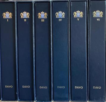 Davo-albums Luxe I t/m VI deels met zegels beschikbaar voor biedingen