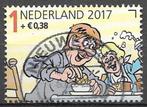 Nederland: kinderzegel jan, jans en kinderen uit 2017, Postzegels en Munten, Na 1940, Ophalen of Verzenden, Gestempeld