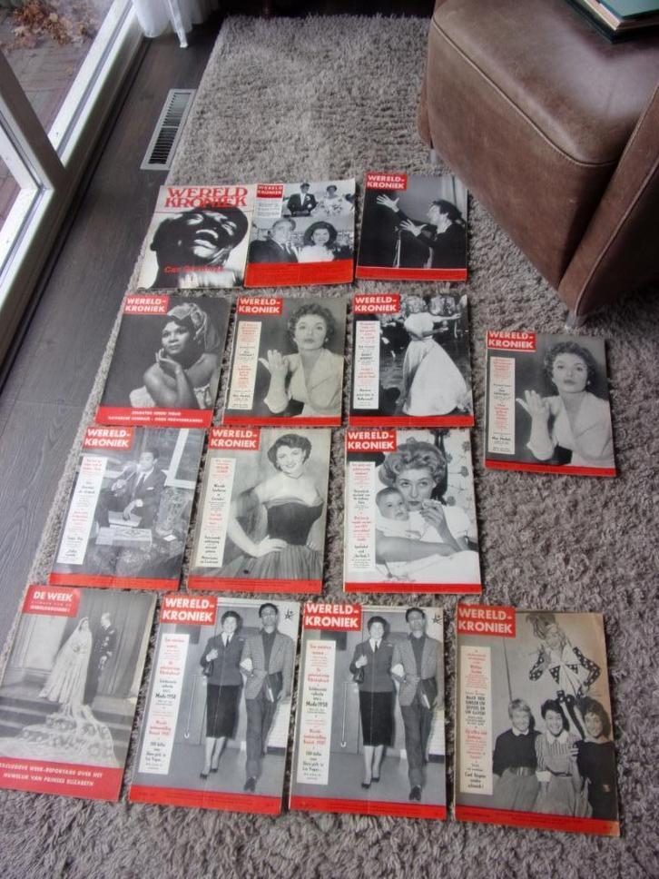 WERELD KRONIEK JR 1947-49-54 55-56-57-58-60-68-70/5 EURO PST, Verzamelen, Tijdschriften, Kranten en Knipsels, Tijdschrift, 1960 tot 1980