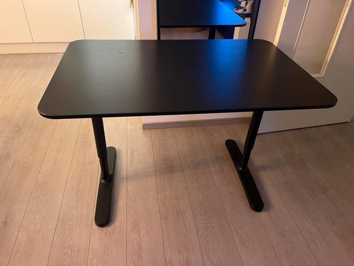 Ikea Bekant bureau 120x80, Huis en Inrichting, Bureaus, Zo goed als nieuw, In hoogte verstelbaar, Ophalen of Verzenden