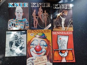 Oude vintage circus boekjes programmaboekje renz, roncalli beschikbaar voor biedingen
