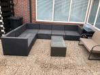 Loung set met nieuwe kussens grijs, Tuin en Terras, Tuinstoelen, Ophalen