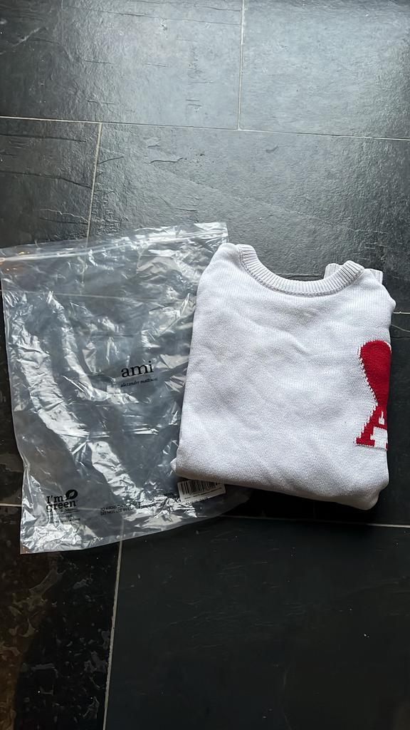 Ami paris trui, Kleding | Heren, Truien en Vesten, Nieuw, Maat 48/50 (M), Wit, Verzenden