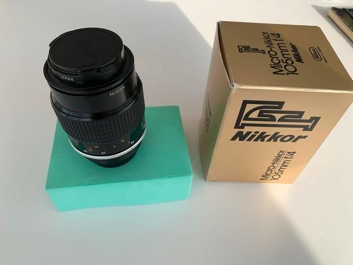 Nikon Micro Nikkor 105mm f/4 Lens, Audio, Tv en Foto, Fotografie | Lenzen en Objectieven, Zo goed als nieuw, Macrolens, Ophalen of Verzenden