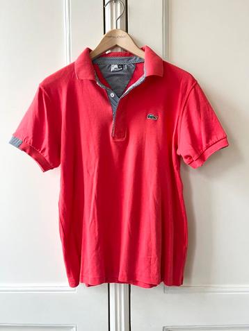 Lacoste dames polo shirt rood, maat XL/42 beschikbaar voor biedingen