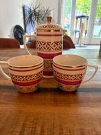 Nieuwe koffie/thee set met grote bekers. Whittard England., Huis en Inrichting, Keuken | Servies, Ophalen, Keramiek, Nieuw, Overige stijlen