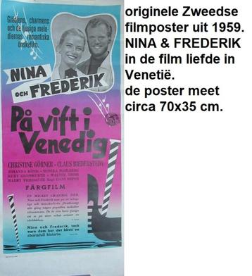 originele filmposters uit 1951 en 1959, Danny Kaye, Nina &  beschikbaar voor biedingen