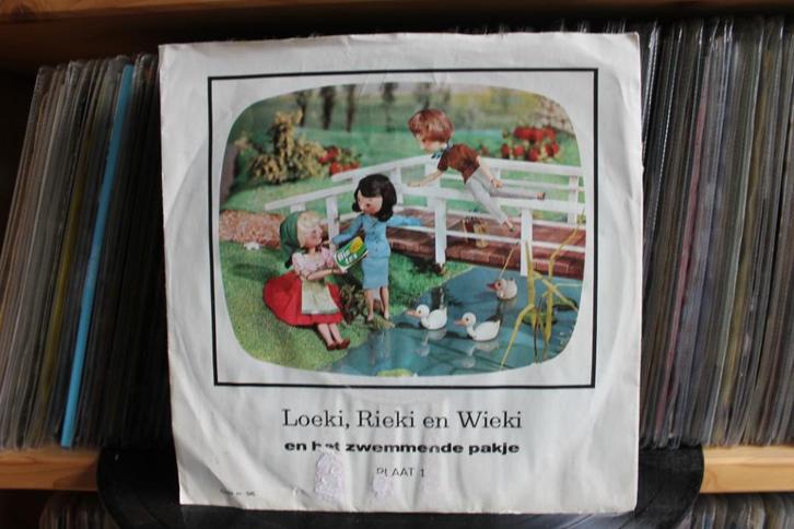 7" Single Loeki, Rieki En Wieki - Plaat 1, Cd's en Dvd's, Vinyl Singles, Gebruikt, Single, Pop, 7 inch, Ophalen of Verzenden
