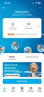 Ah eftelingzegels 5 kaarten. €1,50 per volle kaart, Verzamelen, Albert Heijn, Ophalen